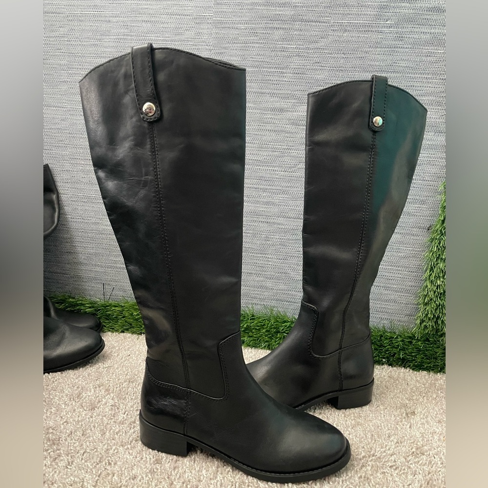 INC International Concepts Black Over-the-Knee Riding Boots